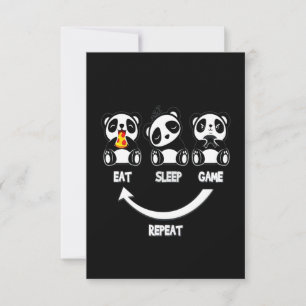 Cartão De Agradecimento Panda Lover Mantenha Calma E Amor Panda