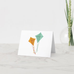 Cartão De Agradecimento Papagaios Voadores