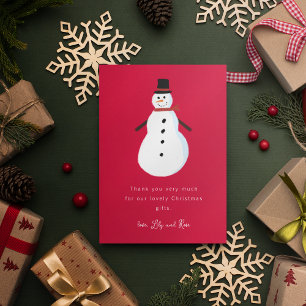 Cartão De Agradecimento Papai Noel Natal Crianças