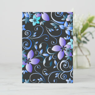 Cartão De Agradecimento Papel de parede flores 6