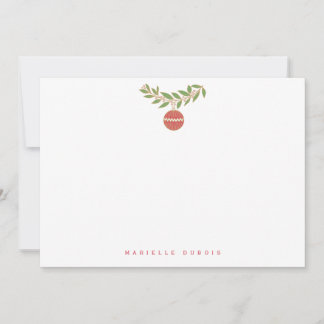 Cartão De Agradecimento Papelaria personalizada de Natal enfeite