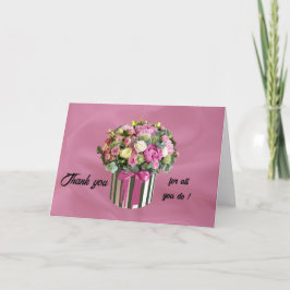Cartão De Agradecimento Para agradecer no Dia do Profissional Administrati