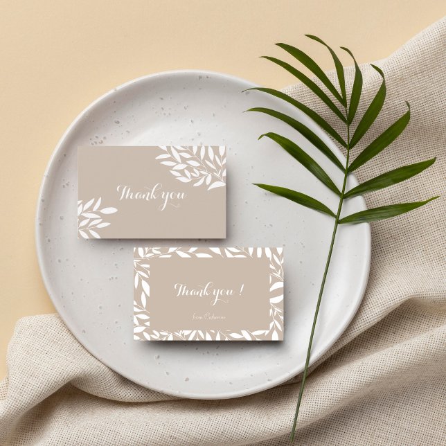 Cartão de Agradecimento para Chá de Noiva (Criador carregado)