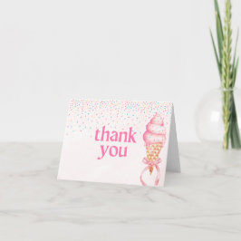 Cartão de agradecimento para chá de panela She's B