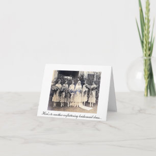 Cartão de Agradecimento para Damas de Honra2