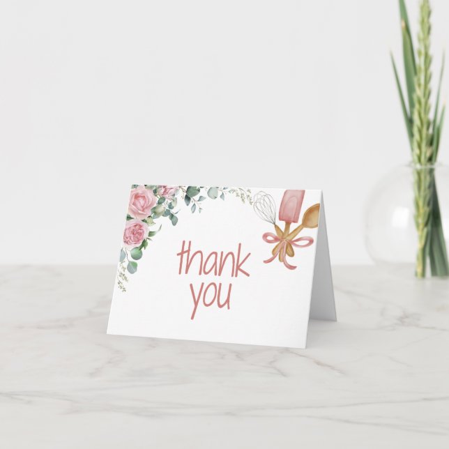 Cartão de agradecimento para logo ser levada (Frente)