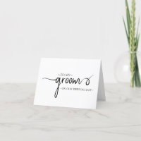 Para Meu Noivo No Nosso Dia De Casamento Lembrança