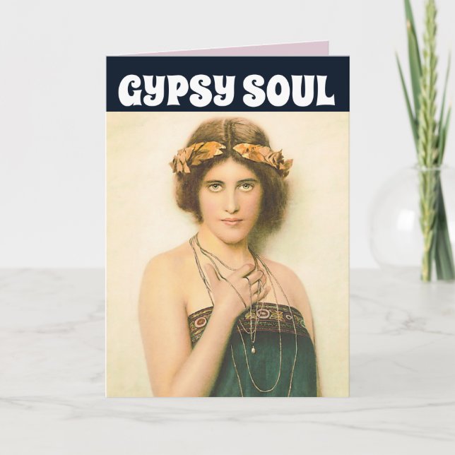 CARTÃO DE AGRADECIMENTO PARA O AMIGO BOHEMIAN GIRL CARDS (Frente)