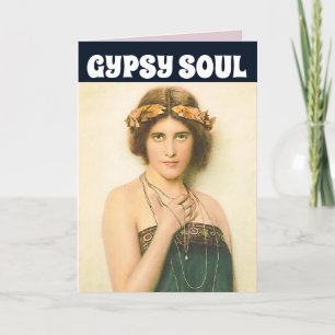 CARTÃO DE AGRADECIMENTO PARA O AMIGO BOHEMIAN GIRL CARDS