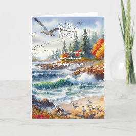 Cartão De Agradecimento Para o meu amigo