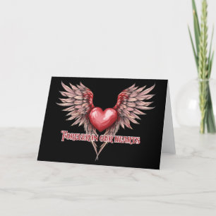 Cartão De Agradecimento Para sempre em nossos corações