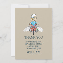 Cartão de Agradecimento para Todos os Motociclista
