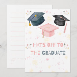 Cartão De Agradecimento Parabéns ao Graduado