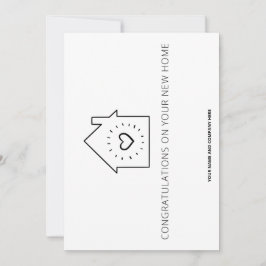 Cartão De Agradecimento Parabéns na sua nova casa: REALTOR