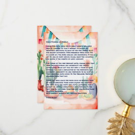 Cartão De Agradecimento Partido Cinco De Mayo