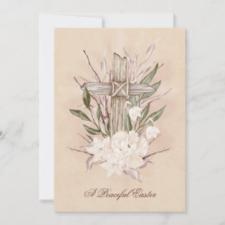 Cartão De Agradecimento Páscoa pacífica da placa páscoa