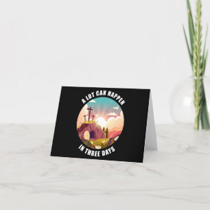 Cartão De Agradecimento Passover Páscoa Cruz de Jesus - Muita coisa pode a