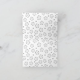 Cartão De Agradecimento Pasta de Aniversário Floral Personalizada