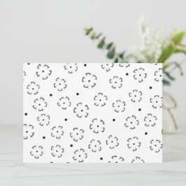 Cartão De Agradecimento Pasta de Aniversário Floral Personalizada