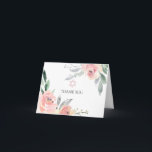 Cartão De Agradecimento Pastel Blush Floral Rosa Bat Mitzvah Obrigado Carr<br><div class="desc">Deslize o cartões de agradecimentos de rosa e peonias cor-de-rosa bat mitzvah projetado para ser rápida e facilmente personalizado de acordo com as especificações do seu evento.</div>