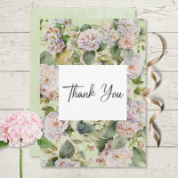 Pastel Russo Hydrangea Floral Monograma Sage Verde