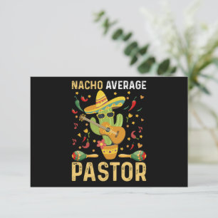 Cartão De Agradecimento Pastor Médio Nacho Líder Religioso Cinco De Maio