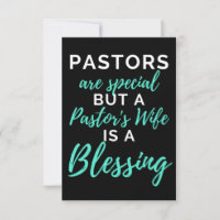 Pastores são especiais, mas esposa de pastor
