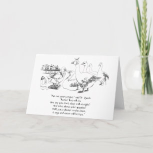 Cartão De Agradecimento Pato Doutor Vê Pacientes