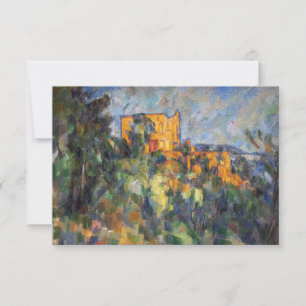 Cartão De Agradecimento Paul Cezanne - Chateau Noir