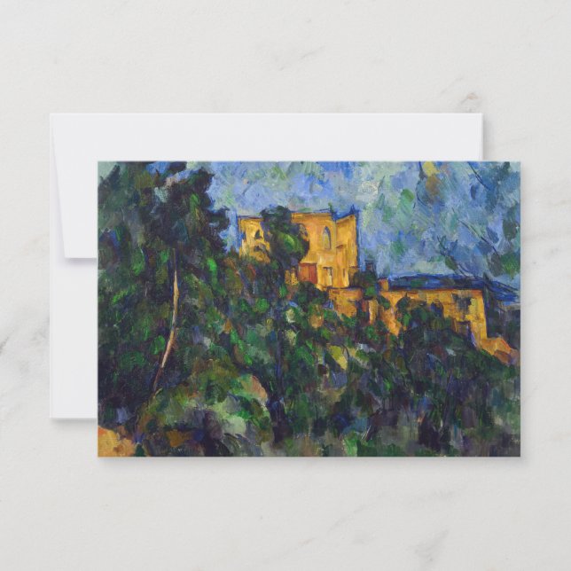 Cartão De Agradecimento Paul Cezanne - Chateau Noir (Frente)