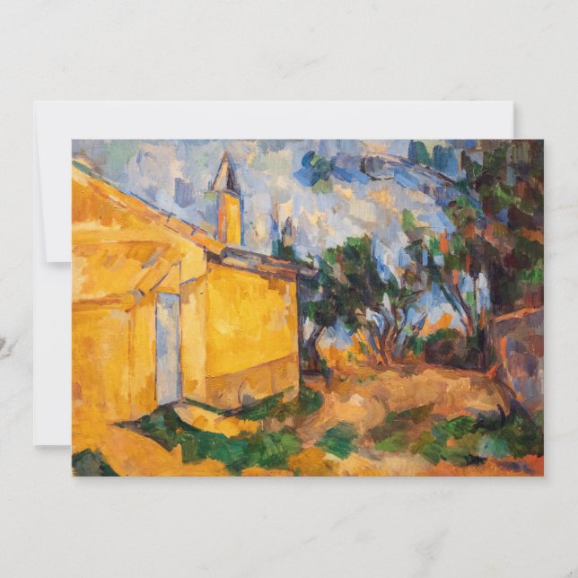 Cartão De Agradecimento Paul Cezanne - Le Cabanon de Jourdan (Frente)
