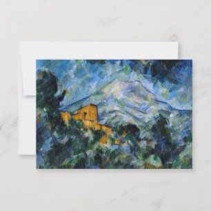 Cartão De Agradecimento Paul Cezanne - Mont Saint-Victoire & Chateau Noir