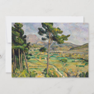 Cartão De Agradecimento Paul Cezanne - Mont Sainte-Victoire e Viaduto