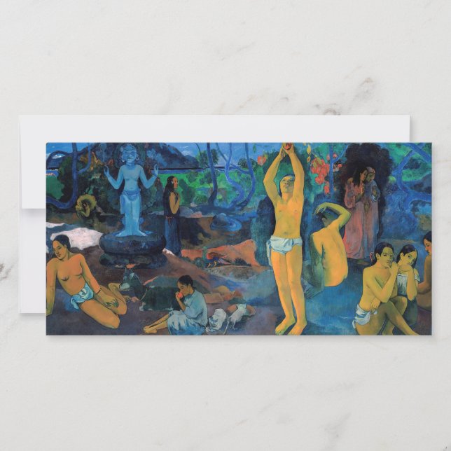 Cartão De Agradecimento Paul Gauguin - De Onde Viemos? (Frente)