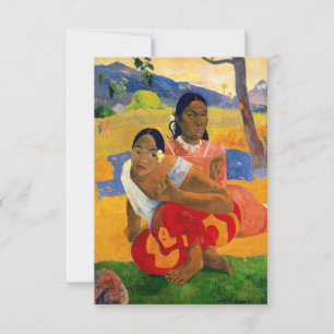 Cartão De Agradecimento Paul Gauguin - Quando Você Irá se Casar?