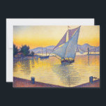 Cartão De Agradecimento Paul Signac - A Porta do Sunset, Opus 236<br><div class="desc">The Port at Sunset,  Opus 236 (Santo-Tropez) / Le Port au soleil couchant,  Opus 236 (Santo-Tropez) - Paul Signac,  Oil on Canvas,  1892</div>