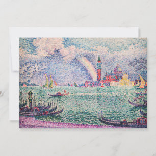 Cartão De Agradecimento Paul Signac - Arco-Íris, Veneza