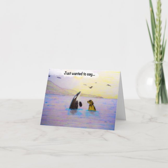 Cartão De Agradecimento Pawprint Obrigado! (Frente)