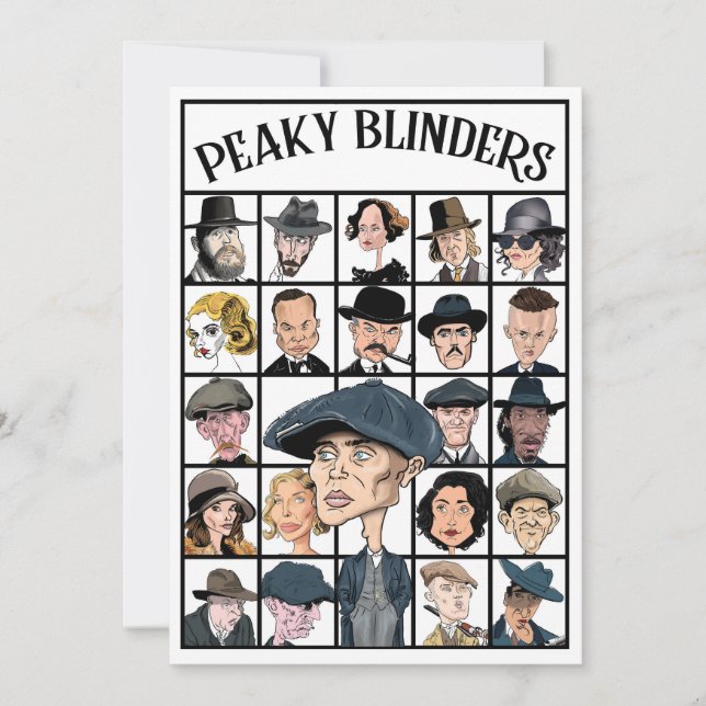 Cartão De Agradecimento Peaky Blinders (Frente)