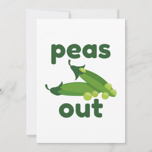 Cartão De Agradecimento Peas Out
