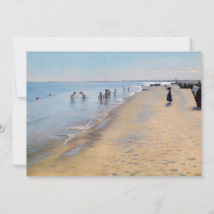 Cartão De Agradecimento Peder Severin Kroyer - Dia de Verão na Praia de Sk