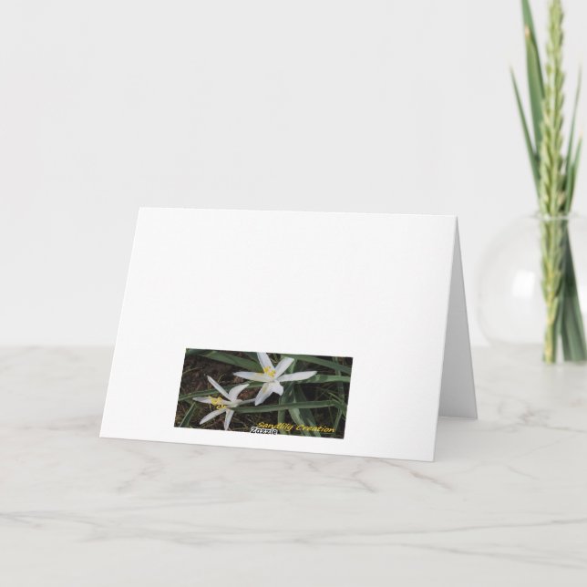 Cartão De Agradecimento Pensamento dobrado de você (Verso)