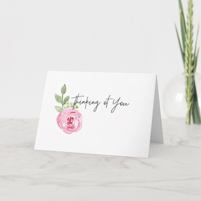 Cartão De Agradecimento Pensamento religioso de você é um verso KJV (Frente)