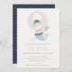 Cartão De Agradecimento Pequena Sereia Azul Cor-de-Rosa Noite Concurso de  (Frente/Verso)