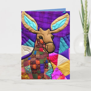 Cartão De Agradecimento Pequeno Calf Moose Como Design