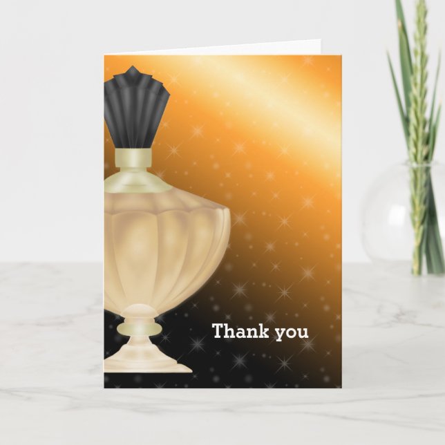 Cartão De Agradecimento Perfume (Frente)
