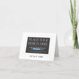 Cartão de Agradecimento Personalizado - 14,22 x 10