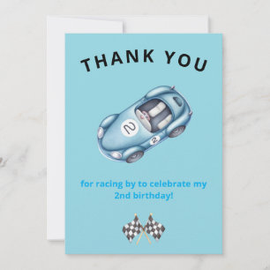Cartão de Agradecimento Personalizado 2º Aniversár