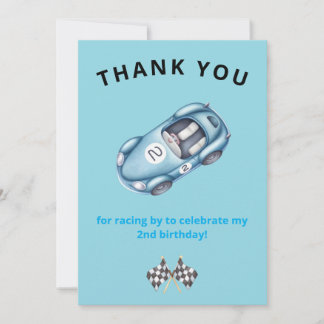 Cartão de Agradecimento Personalizado 2º Aniversár