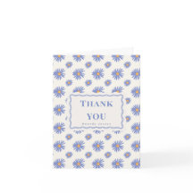Cartão de Agradecimento Personalizado Flat Purple